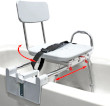 Tub Mount Swivel Sliding Bench